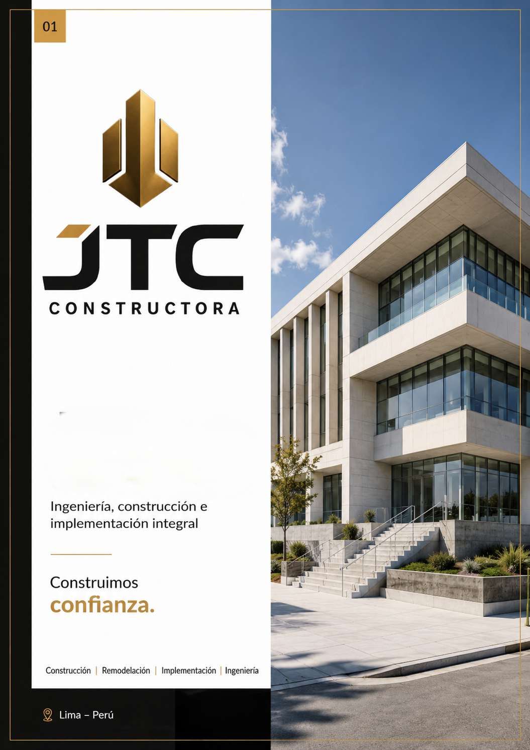 Brochure, página 1
